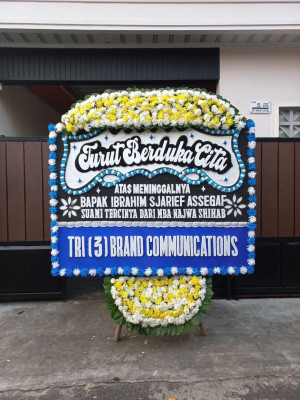 Papan Bunga Duka di Palu Selatan